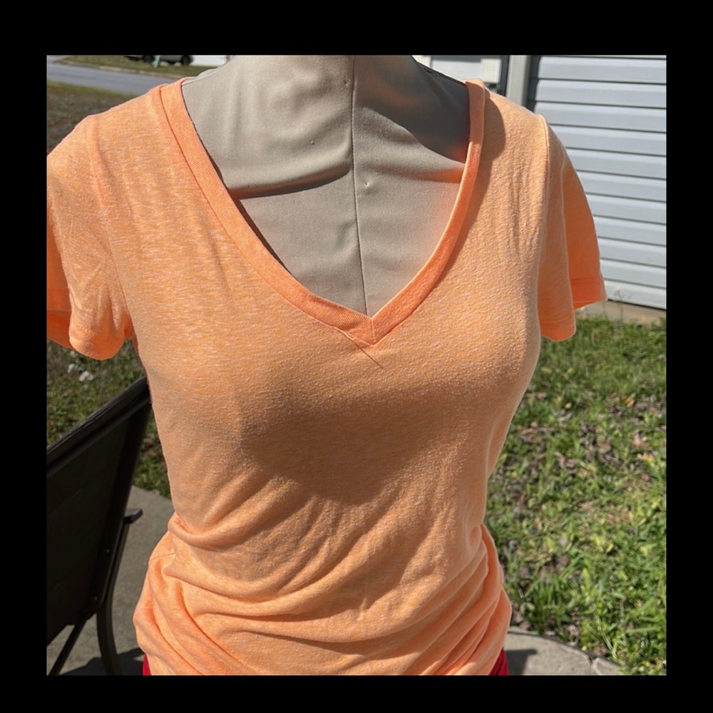 Missoni Fluorescent Orange neck top